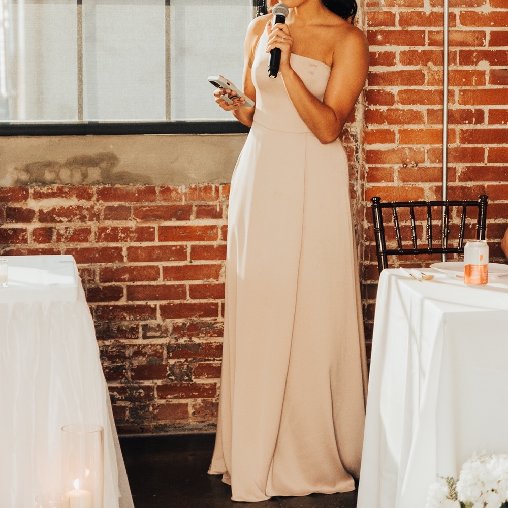 Taupe Bridesmaids Dress